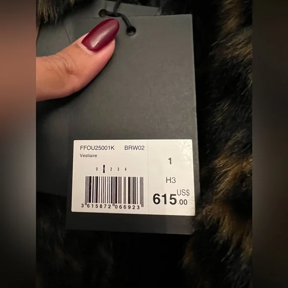 * 💕SOLD* Luxury The Kooples Leopard Faux Fur Coat Small - Picture 5 of 17
